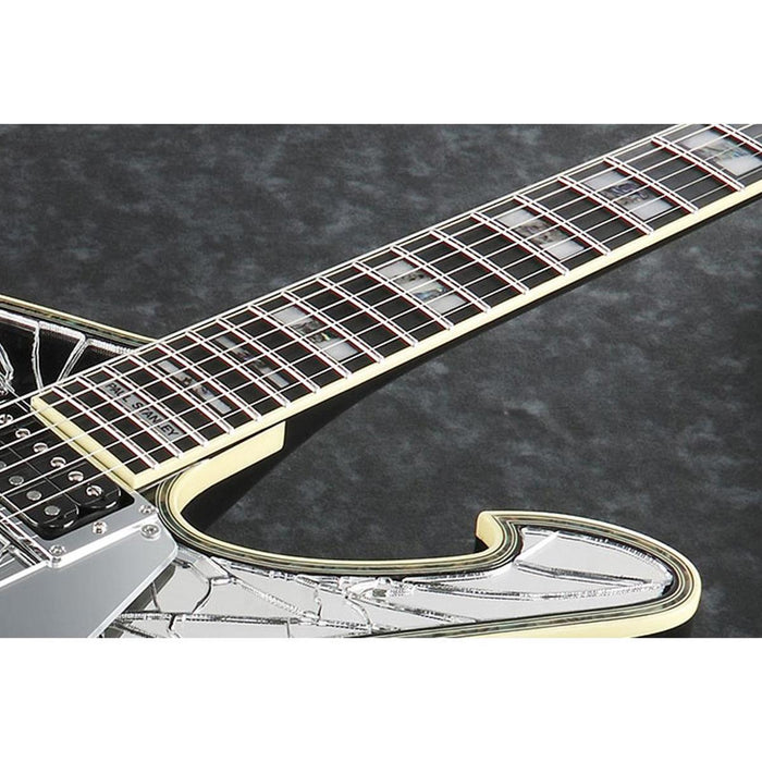 Ibanez Paul Stanley Signature PS1CM Electric Guitar, Bound Ebony, Chrome