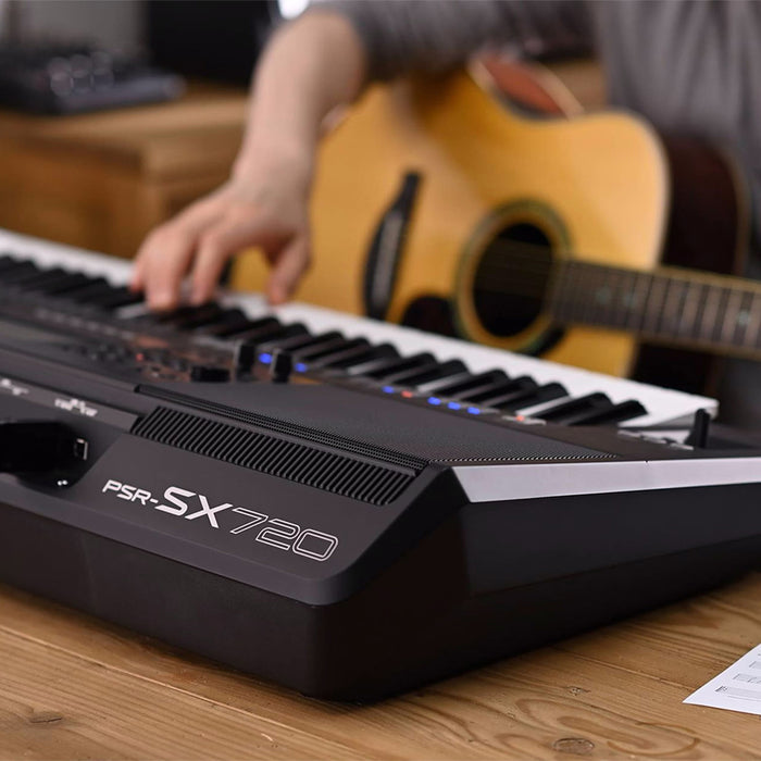 Yamaha PSR-SX720 61-Key Mid-Level Digital Arranger Workstation Keyboard