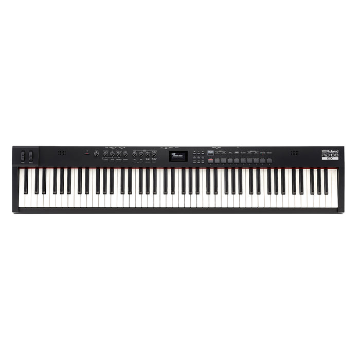 Roland RD-88 EX 88-Key Digital Stage Piano + Stand, Bench, Pedal and Headphones